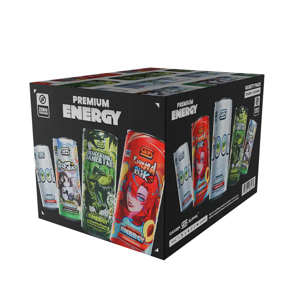 GG® Sugar Free Premium Energy - Variety Pack (12 Cans)